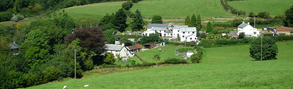 Charming Challacombe Village in Exmoor, North Devon