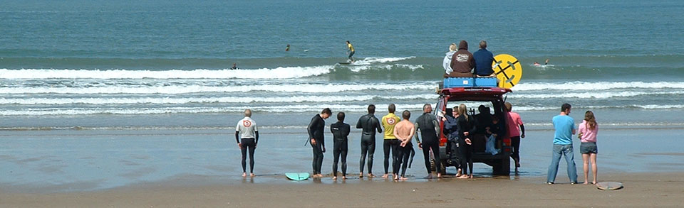 Surfing holidays in Exmoor, North Devon